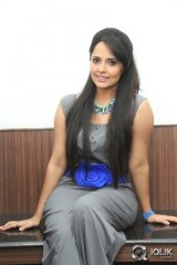 Anasuya at Mirchi Lanti Kurradu Movie Audio Launch